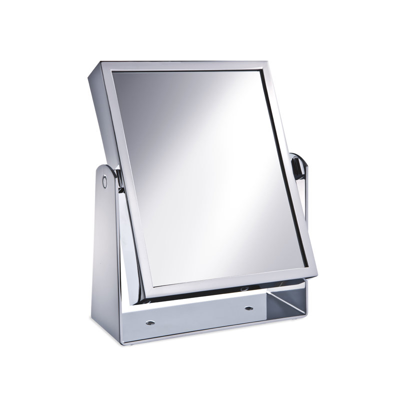 Miroir grossissant à double face, Chrome