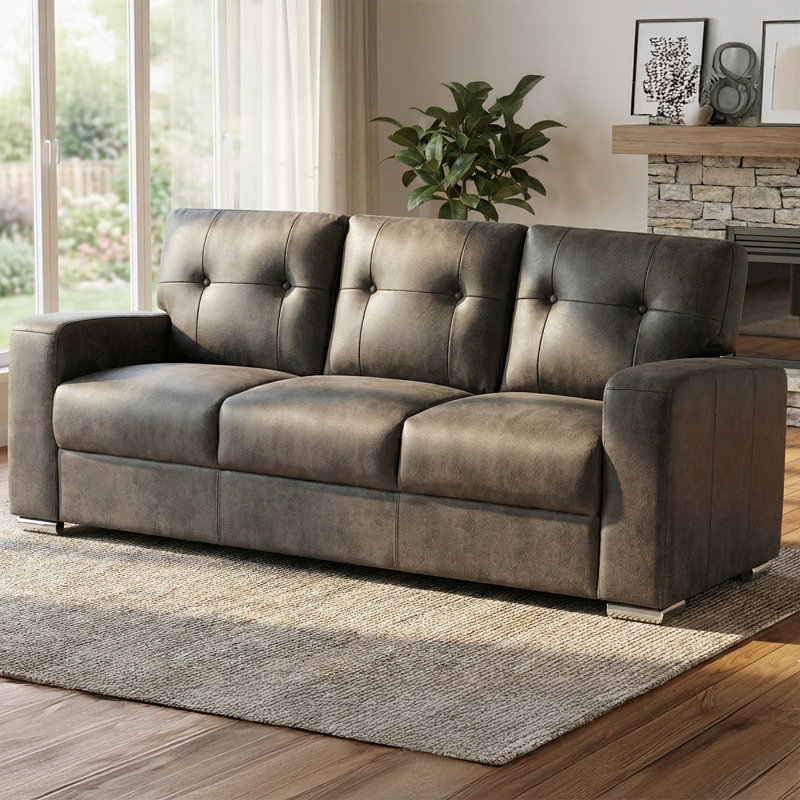 Ghent 3 Seater Sofa, Grey