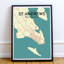 St. Andrews City Map - No Frame Print-523562138