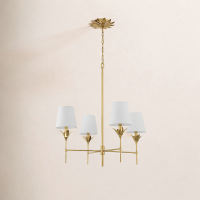 Iron 4-Light Chandelier