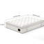 Matelas pour grand lit 14 po, mousse à mémoire de forme et ressorts ensachés, fibre de verre, ressorts ensachés individuellement pour le repos en couple, matelas blanc pratique moderne avec relief, sans fibre de verre, roulé comprimé, adapté