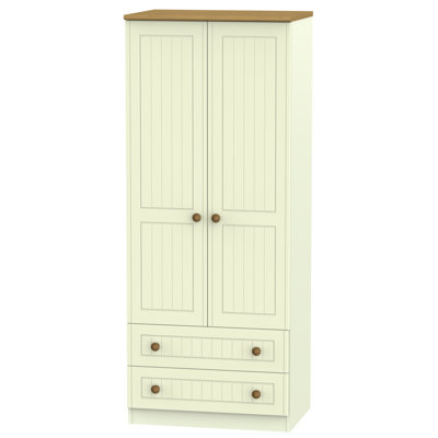 Saxena 2 Door Manufactured Wood Wardrobe