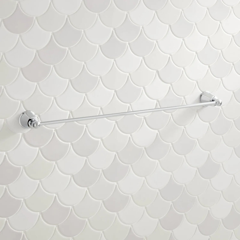 24" Cooper Collection Wall-Mount Towel Bar, Chrome