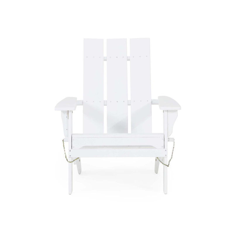 Chaise Adirondack pliable Zuma, Blanc