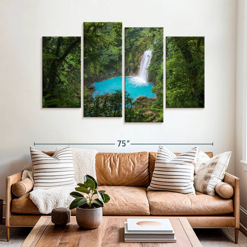 Cascade Alvord Rio Celeste, H 42 po x l 68 po