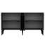 Console élégante, anthracite et argent, panneau de particules recouvert de mélamine à 100%, épaisseur: 0,7 pouce | Design élégant, parfait pour le salon ou le vestibule, moderne et fonctionnel-978737605
