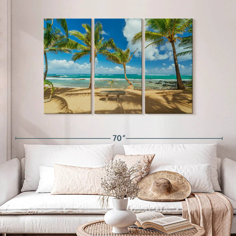 Gillard Kuau Cove Beach, 32" H x 50" W