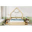 Lit plateforme en bois avec garde-corps et 2 tiroirs Wood House-1379674993