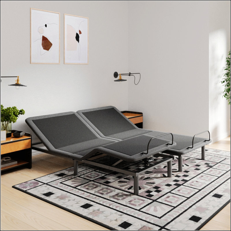 Matelas en mousse à mémoire de forme flexible de 11 pouces Renew et base réglable, très grand pour un confort et un soutien ultimes