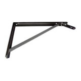 Hydrofarm PCTWMTA24 Schaefer Adjustable Steel Wall Mount For 24 Inch Fans, Black