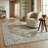 Rug Branch Anara 4' x 6' (3'11" x 5'7") Beige/Brown Classic Medallion Indoor Area Rug, Traditional, Medium Pile, Stain-Resistant Carpet - Living Room, Bedroom, Dining Room, and Kitchen-265612267