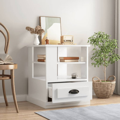 Boruta Side Table with Storage