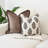 Brown Block Print Pillow Covers