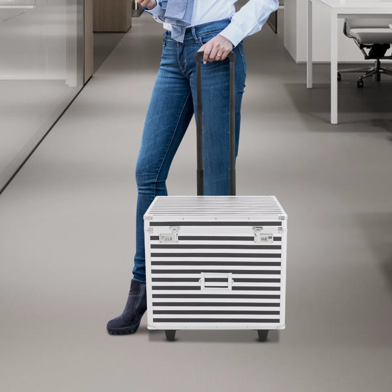 Lockable File Storage Case With Telescopic Pole