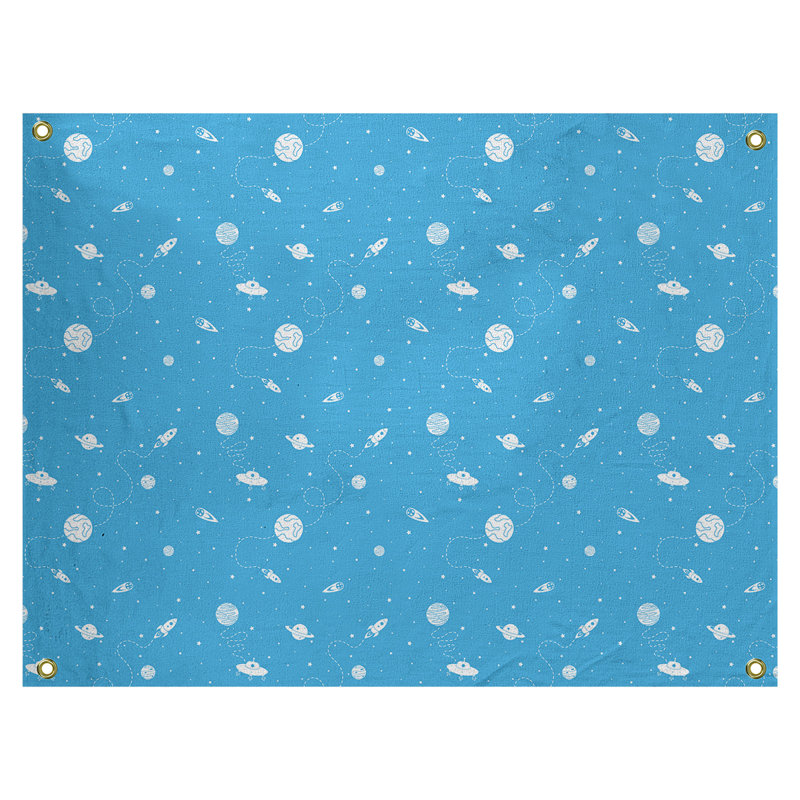 Tapisserie elizabeth space outer par katelyn Avicia, H 27,5 po x l 37,5 po, Intérieur / extérieur