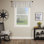 Timeless Ticking Gray Ruffled Valance