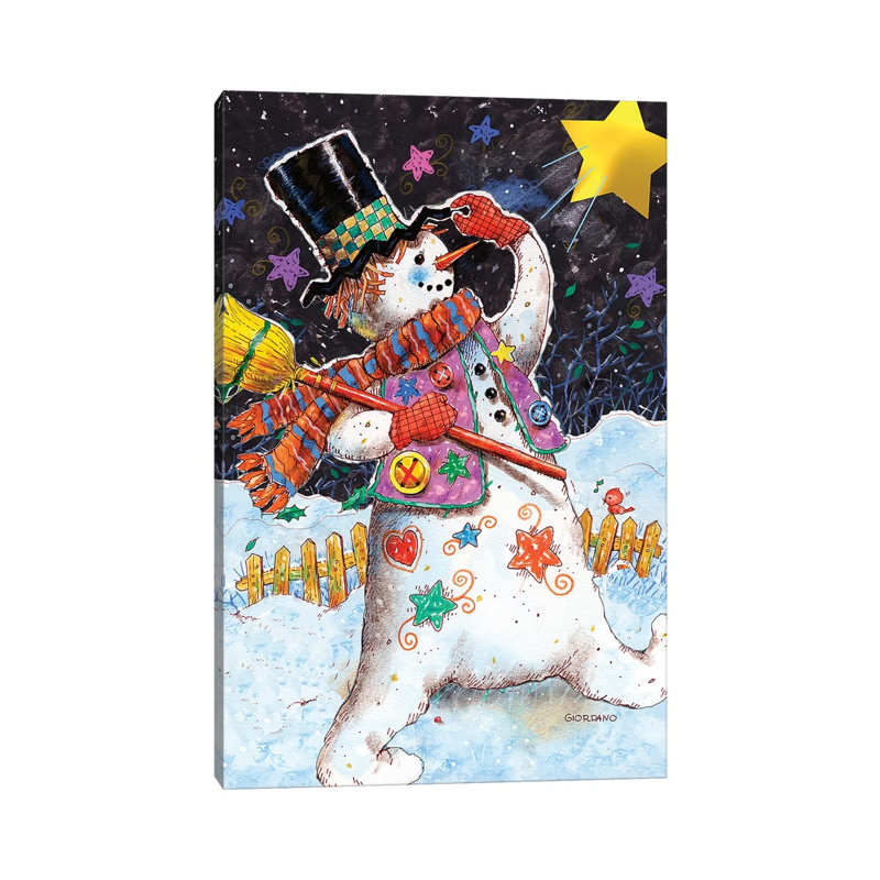 Ll Wish Upon A Star by Giordano Studios - Wrapped Canvas Painting, 45.72cm H x 30.48cm W x 1.91cm D