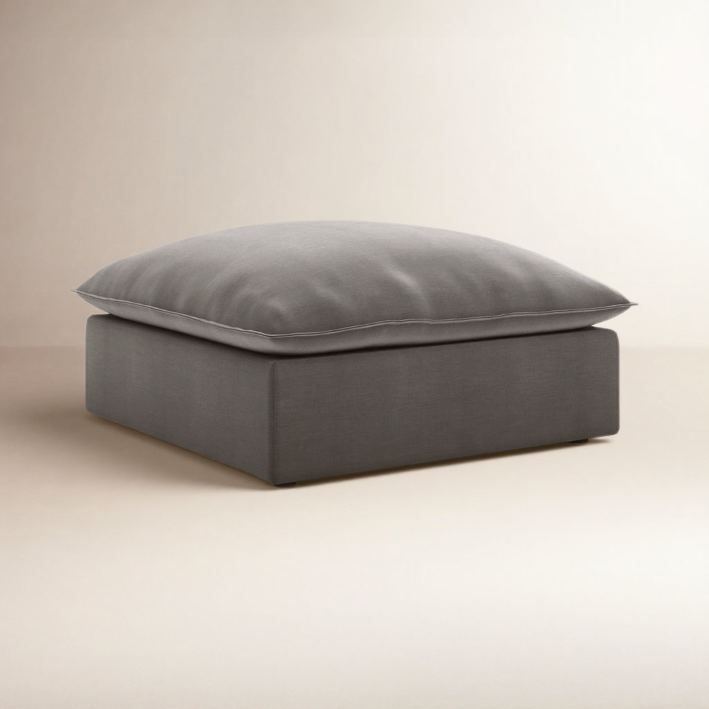 Ellaria 40" Ottoman, Peyton Slate