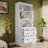 83.4"Tall Bookshelf With LED Lighting, Modern Bookcase With 3 Drawer And Open Shelves,Storage Bookshelf For Living Room,Home Office (Bookshelf)