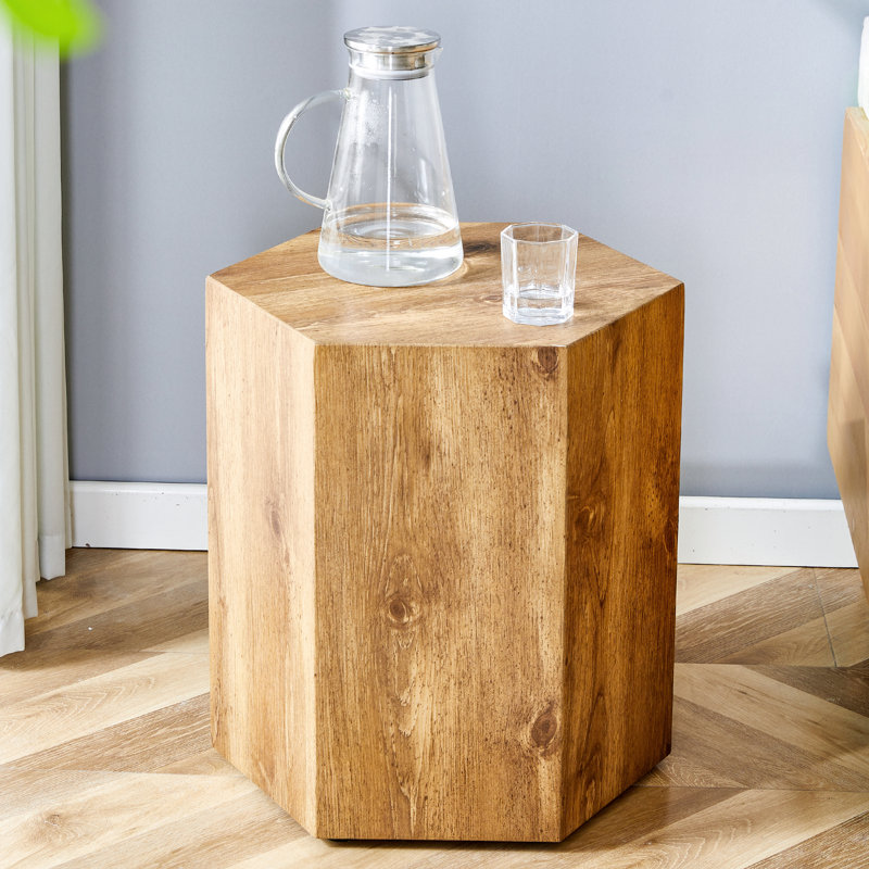 Table basse moderne avec surface en panneau de fibres à densité moyenne texturé riche, décor décoratif durable pour les espaces intérieurs, naturel