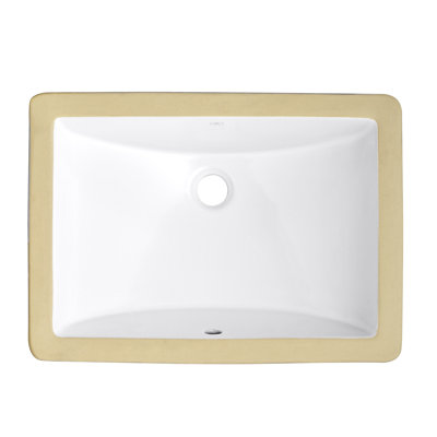Webster 20 In. Rectangle Undermount Bathroom Sink