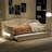 Sofa Bed Twin XL With Trundle And LED Lighting-514776886-514776882
