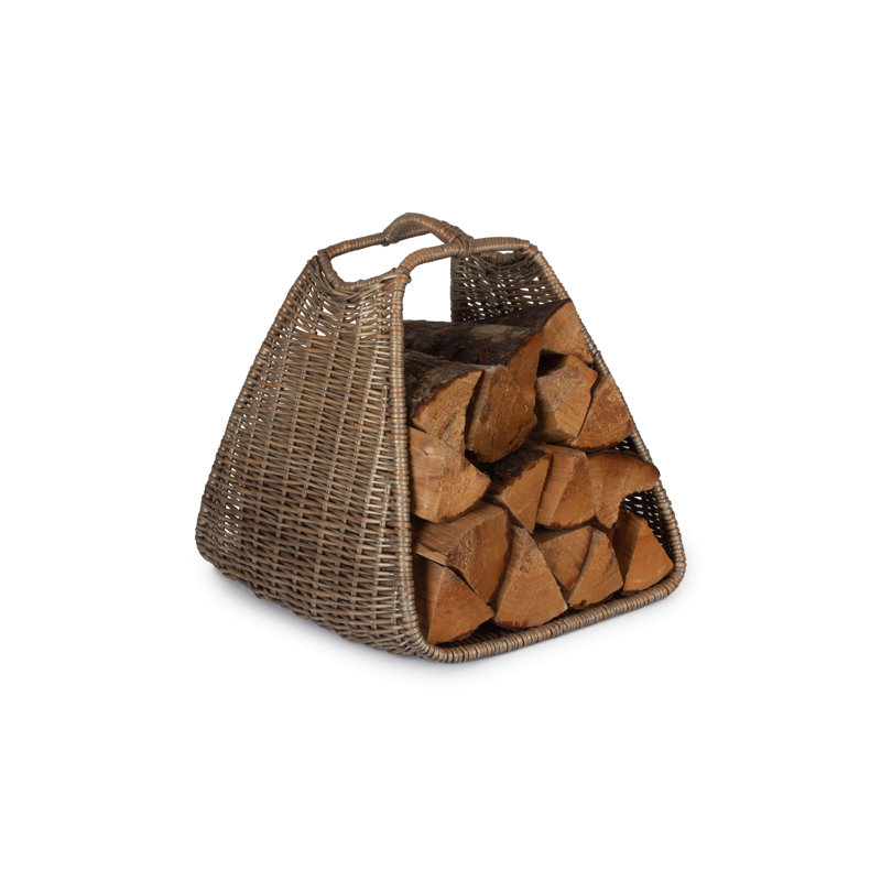 Wicker Log Basket Cradle