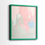 «Blush Abstract I», reproduction encadrée de qualité supérieure - prête à être accrochée - aucun clou requis - aucun clou requis-1278660888-1278660887