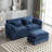 Luxurious Oversized Double Sofa with Removable Armrests and Side Pockets-1268184556