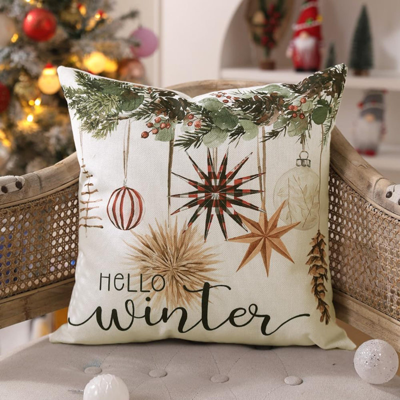Christmas Throw Pillow Covers Christmas Pillow Covers Set Mildlyhome