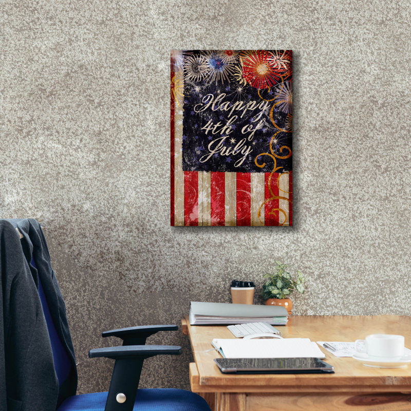 «Fourth of juillet glory» par Art Licensing Studio, art mural sur toile
