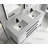 Luby 60'' Double Bathroom Vanity with Stone Top