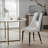 Calume Dining Side Chair – Modern Upholstered Dining Chair with High Back, Diamond Stitching, and Solid Oak Wood Legs, Ergonomic Kitchen & Dining Room Chair-283584564-308049307