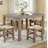 Aston 15" Wide Rustic Industrial Solid Wood Faux Concrete Square Stool With Rush Seat-1820222287-1767051379