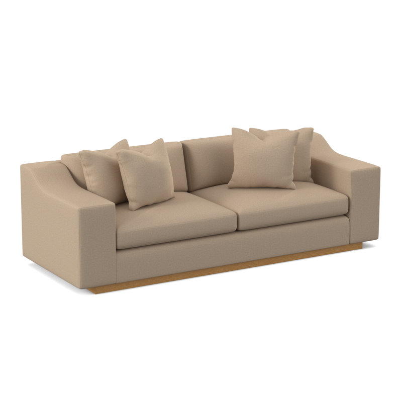 Barrett Sofa, Amber, Filigree Ivory 100% Polyester
