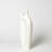 Indentation Vase-Matte White-43401126