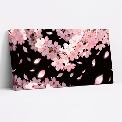«Cherry Blossom», ensemble de 1 reproduction d'art sur toile tendue sur toile