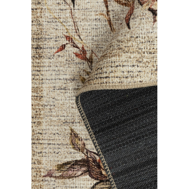 Tapis en chenille moderne Florart, Rectangle 3 pi 10 po x 5 pi 3 po
