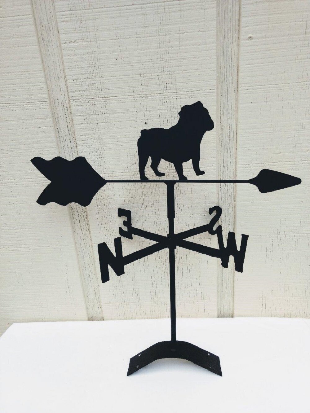 Winston Porter Sornson Roof Mount English Bulldog Weathervane | Wayfair