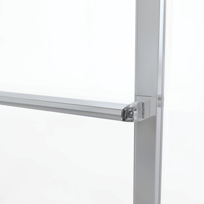 Deluxe - W x 56'' H Bypass Door Frameless Tub Door with