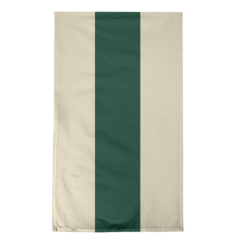 Serviette de thé hockey Anaheim, Sergé de coton, Blé du Minnesota / vert forêt / blé du Minnesot