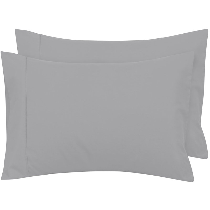 Royale Linens | Housse de coussin | Taies d'oreiller | Microfibre brossée infroissable et résistante à la décoloration | Doux et confortable | Taille de la taie d'oreiller