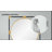 Metal Square/Circular Wall Mirror;Bathroom / Vanity Mirror;Metal Flat Wall Mirror-803026876