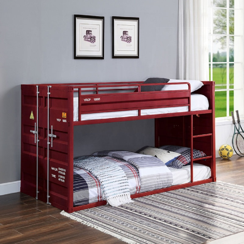 Lit superposé simple Kilroot, Rouge