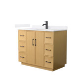 Elan TK 42" Freestanding Single Bathroom Vanity with Quartz Top