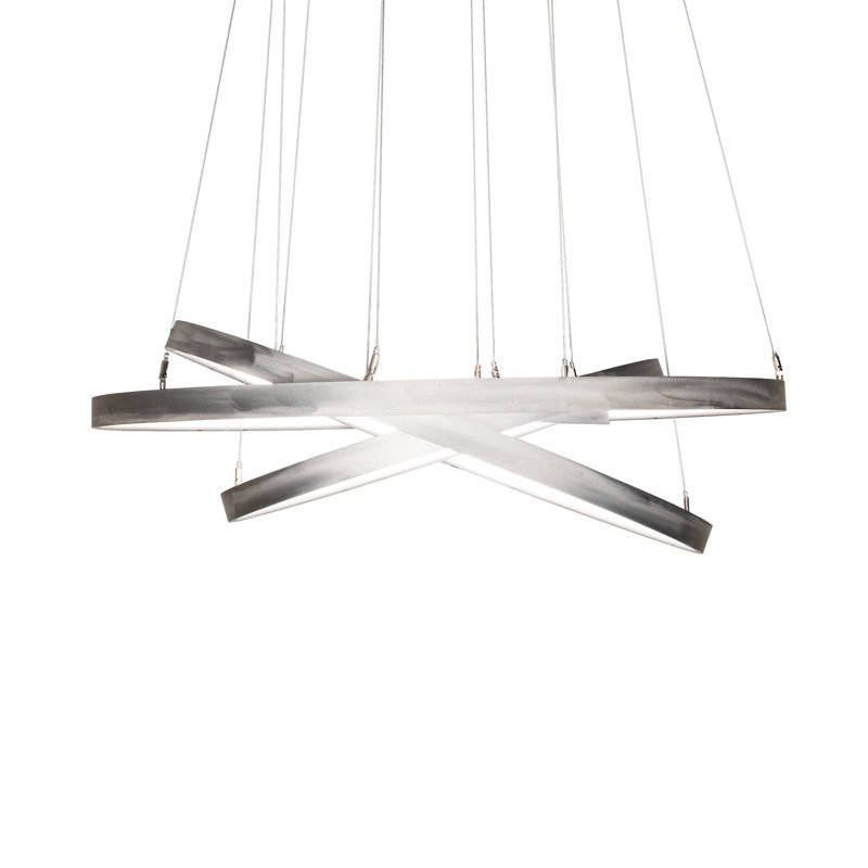 48" Wide Anillo 4 Ring Cascading Pendant