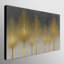 Golden Trees Landscape Wall Art - Canvas Framed Print-1185653594