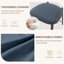 Chaise de salle à manger Solon rembourrée en bois massif-95087033-126400234