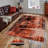Stylish Woven Carpet (4 x 6 ft), 100% Polyester, 0.4 in Pile Height | Antibacterial, Non-Slip Underside | Machine Washable, 3D Digital Printing | Perfect for Living Room, Bedroom, and Home Decor-184896584
