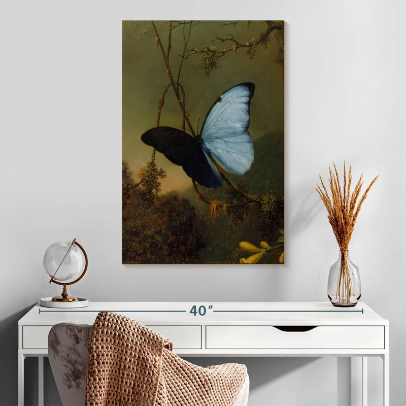 Brampt Blue Morpho Butterfly 1864-65, 30" H x 20" W